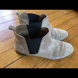 J. Crew Shoes | J Crew Suede Taupe Chelsea Boots. 6. | Color: Tan | Size: 6