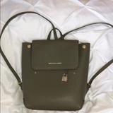 Michael Kors Bags | Michael Kors Leather Backpack | Color: Green | Size: Os