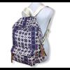 Brandy Melville Bags | Brandy Melville Purple Floral Aztec Backpack | Color: Purple | Size: Os