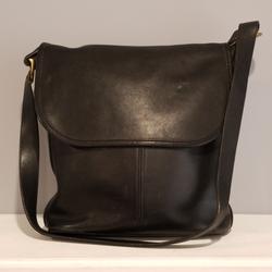 Coach Bags | Coach Vintage Black Leather Whitney Bag Style 4115 | Color: Black | Size: Os