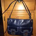 Coach Bags | Coach Crossbody Bag With Dust Bag | Color: Blue | Size: 9”X12”X2”