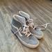 Vans Shoes | Light Grey Suede High Top Vans | Color: Gray/Silver | Size: 7