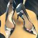 Jessica Simpson Shoes | Jessica Simpson Print Heels | Color: Black | Size: 6.5