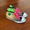 Converse Shoes | Converse Allstar Neon High Tops | Color: Green/Pink | Size: 4g