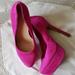 Jessica Simpson Shoes | Hot Pink Suede Stilettos Jessica Simpson | Color: Pink | Size: 8.5