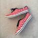 Kate Spade Shoes | Kate Spade Keds Red White Blue Chevron Sneakers | Color: Blue/Red | Size: 7.5