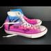 Converse Shoes | New Custom Chuck Taylor Hannah High Tops Spray Pai | Color: Pink/White | Size: 2.5bb
