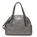 Coach Bags | Coach Peyton Leather Mini Domed Satchel Anthracite | Color: Silver | Size: Os