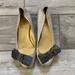 J. Crew Shoes | J.Crew Glitter Ballet Flats | Color: Black/Silver | Size: 6.5