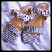 Anthropologie Shoes | Nib Rare Anthropologie Polka Dot Slide Sandals | Color: Blue/Cream | Size: Various