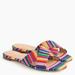 J. Crew Shoes | J. Crew Cora Multicolored Criss Cross Slide Sandal | Color: Red | Size: 8