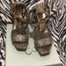 Jessica Simpson Shoes | Jessica Simpson Taupe 5” Heels | Color: Gray/Tan | Size: 8