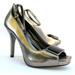 Jessica Simpson Shoes | Jessica Simpson High Heel Shoes Open Toe Sz 7.5 B | Color: Gold/Silver | Size: 7.5