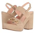 Kate Spade Shoes | Kate Spade Rashida Platform Sandal Suede, 10.5 New | Color: Tan | Size: 10.5
