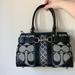 Coach Bags | Euc Coach Signature Structured Handbag | Color: Black/Gray | Size: Os