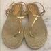 Ralph Lauren Shoes | Like New Ralph Lauren Gold Sandals | Color: Gold | Size: 8