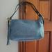 Coach Bags | Coach Denim Blue Soho Suede Bag | Color: Blue/Gold | Size: Os