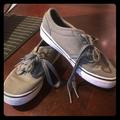 Vans Shoes | Gray Vans Size 3 | Color: Gray/White | Size: 3b
