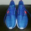 Nike Shoes | Men's Flyknit" Rosh Run Blue/Crimson Cross Trainin | Color: Blue | Size: 11