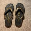 Michael Kors Shoes | Michael Kor Flip Flops | Color: Brown/Tan | Size: 6
