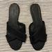 J. Crew Shoes | J.Crew Cora Criss Cross Sandal, Size 8, Black Euc | Color: Black | Size: 8