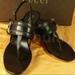 Gucci Shoes | Gucci Inca Nero Sandals Size 37 New In Box | Color: Black | Size: 7