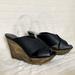 Jessica Simpson Shoes | Jessica Simpson Sz 9b Frosteex Pltfrm Wedge Sandal | Color: Black | Size: 9