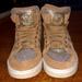 Michael Kors Shoes | Michael Kors Suede High Top Sneakers | Color: Gold/Silver | Size: 6.5
