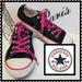 Converse Shoes | Converse All Star Low-Top Double Tongue Sneakers | Color: Black/Pink | Size: Size 5