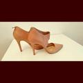 Jessica Simpson Shoes | Jessica Simpson Pink Zip Heel 7.5 Animal Print | Color: Pink | Size: 7.5