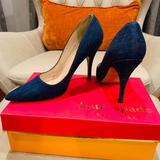 Kate Spade Shoes | Kate Spade Denim 4” Heels | Color: Blue | Size: 8