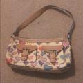 Dooney & Bourke Bags | Dooney & Bourke Heart Purse With Rainbow Zipper | Color: White | Size: Os