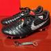 Nike Shoes | Nike Tiempo Legend Vii 7 Elite Sg-Pro Soccer Cleat | Color: Black/Red | Size: 7
