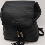 Kate Spade Bags | Kate Spade Street Leather Backpack Wkru3317 | Color: Black/Gold | Size: Height: 13” Width: 12” Depth: 5.5”