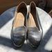 Madewell Shoes | Madewell Metallic Loafer Flat | Color: Gray | Size: 6