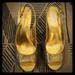 Nine West Shoes | Gold Wedding Heels | Color: Gold | Size: 9