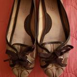 Coach Shoes | Coach Flats Size 7 | Color: Brown/Tan | Size: 7