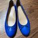 J. Crew Shoes | Like New J.Crew Blue Flats Size 7.5 Made In Italy | Color: Blue | Size: 7.5