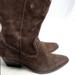 Giani Bernini Shoes | Gianni Bini Sz 6 1/2 Bwn Suede Cowboy Boot | Color: Brown | Size: 6.5