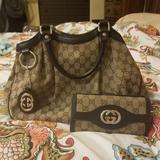 Gucci Bags | Gucci Sukey Purse And Wallet | Color: Brown/Gold | Size: Os
