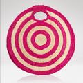 Kate Spade Bags | Kate Spade Straw Circle Tote | Color: Pink | Size: Os