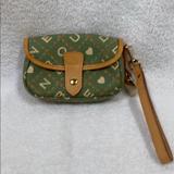 Dooney & Bourke Bags | Dooney & Bourke Green Flap Wristlet | Color: Green | Size: Os