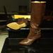 Nine West Shoes | Nine West Upper Leather Tall Boots | Color: Brown | Size: 6.5