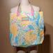 Lilly Pulitzer Bags | Lilly Pulitzer For Estee Lauder Pineapple Tote | Color: Pink/Yellow | Size: Os