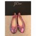 J. Crew Shoes | J.Crew Kiki Leather Ballet Flat In Paisley Size 7m | Color: Pink | Size: 7