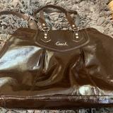 Coach Bags | Coach “Ashley” Expresso Patent Leather Satchel | Color: Brown | Size: Os