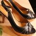 Nine West Shoes | Cute Nine West Black/Brown Heels | Color: Black/Tan | Size: 8