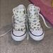 Converse Shoes | Girls Good & Silver Hi Top Converse Shoes Size 12 | Color: Silver | Size: 12g