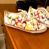 Coach Shoes | Coach Sneakers With Multicolored | Color: White | Size: 8