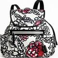 Coach Bags | Coach Daisy Floral Graffiti Backpack And Wallet | Color: Black/White | Size: Os